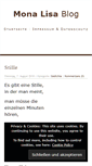 Mobile Screenshot of monalisablog.de